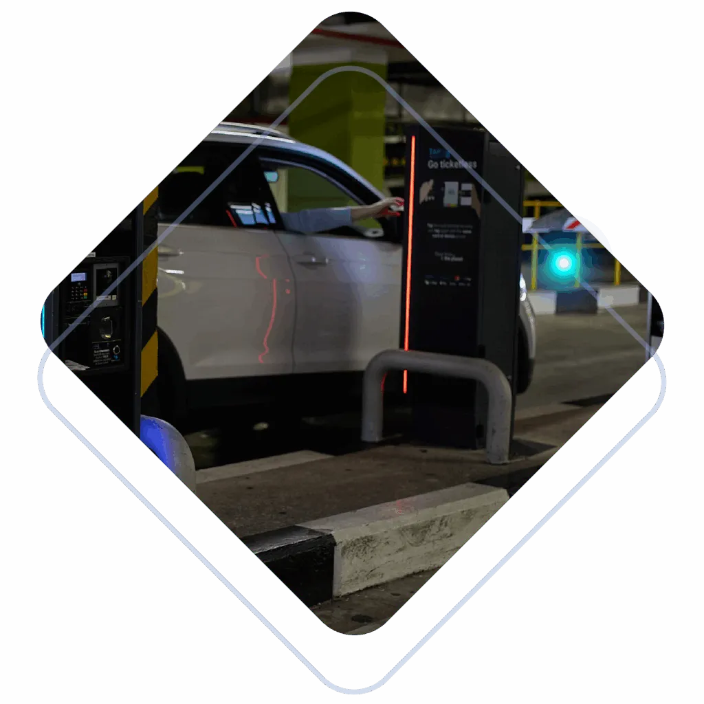 Crestpac automated boom gate for parking access control in South Africa