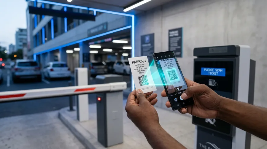 luō app QR ticket scanning, link your parkade ticket instantly on iOS or Android